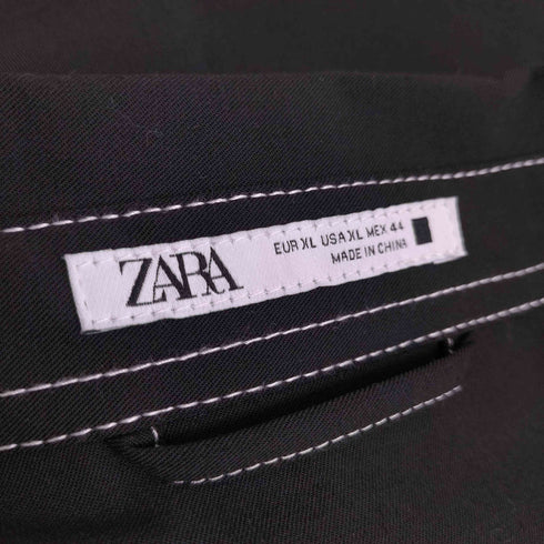 ザラ ZARA レーヨン混ステッチシャツ メンズ import:XL